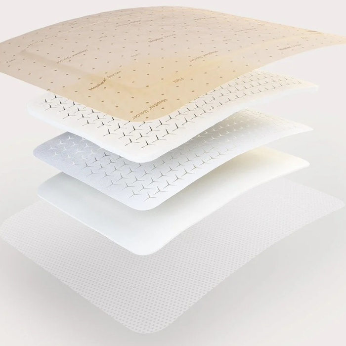Flexzan® Foam Adhesive Dressing, Sterile, 4" x 4"