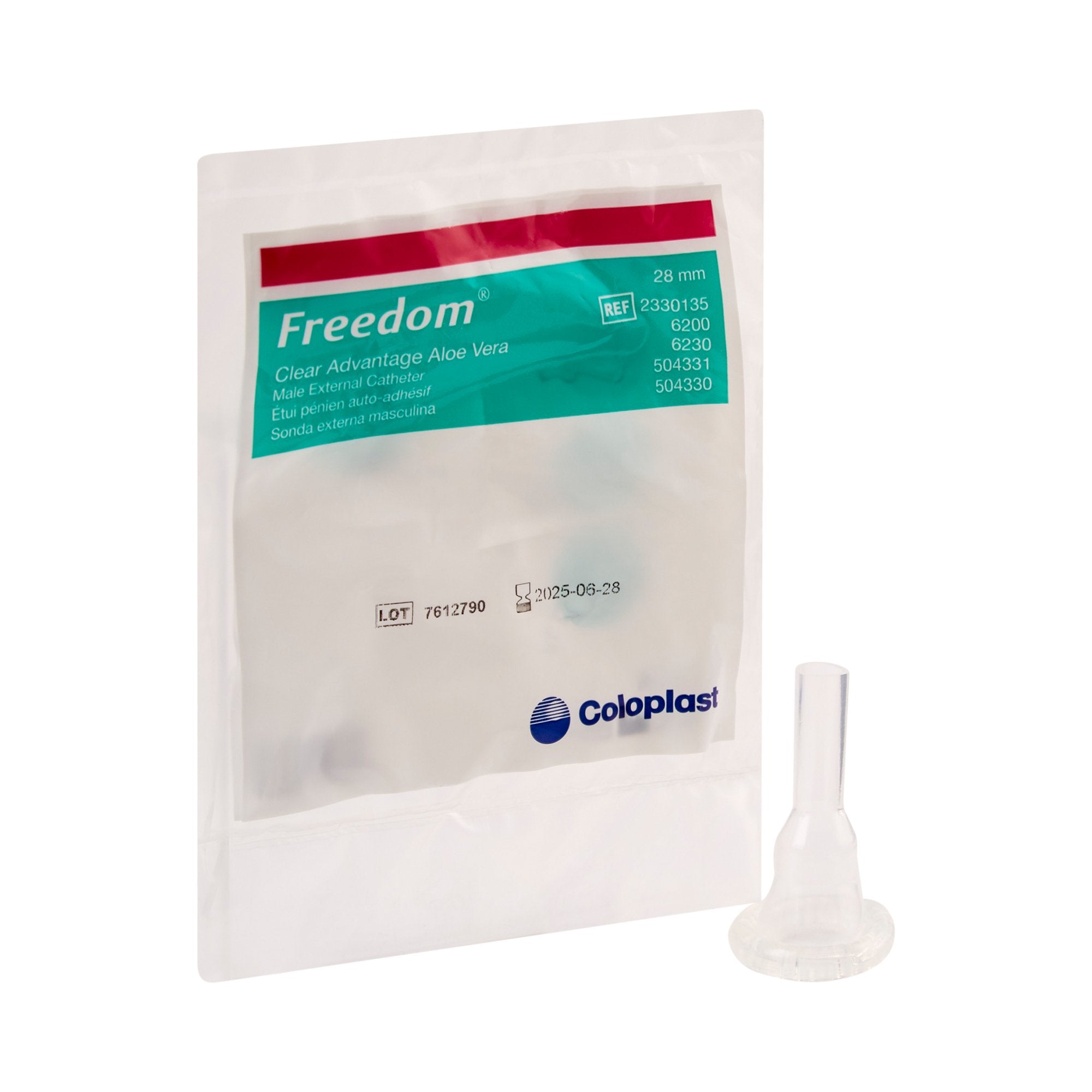 Freedom Clear® SS Male External Catheter Sport, 31 mm