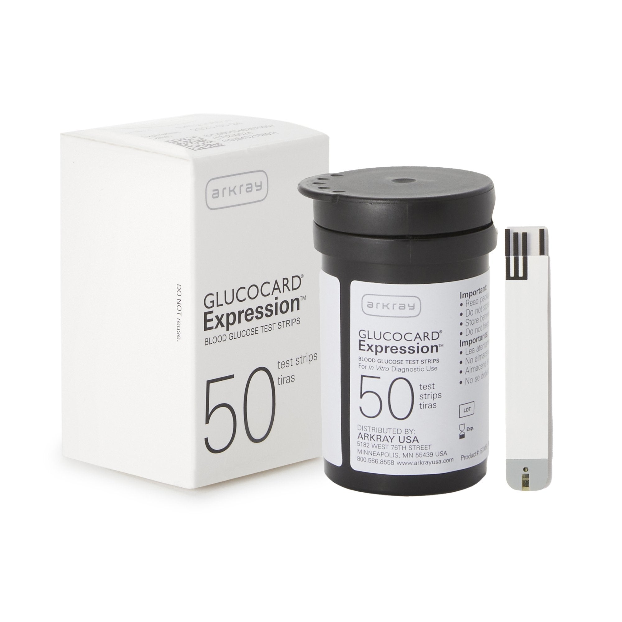 GLUCOCARD® Expression™ Blood Glucose Test Strips, DME, 50 ct.