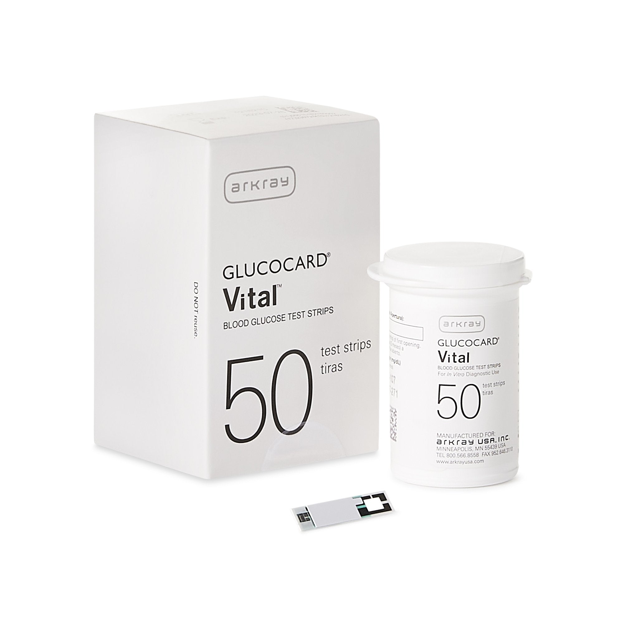 GLUCOCARD® Vital™ Blood Glucose Test Strips, DME, 50 ct.