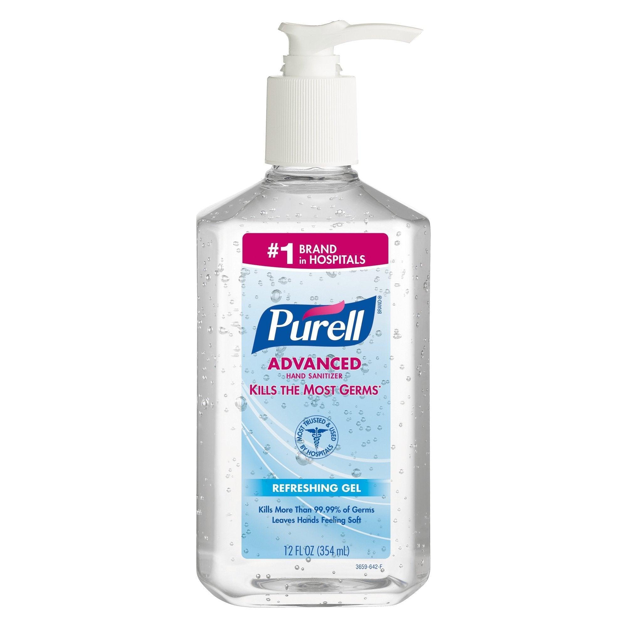 GOJO PURELL® Advanced Instant Hand Sanitizer, 20fl oz Pump Bottle