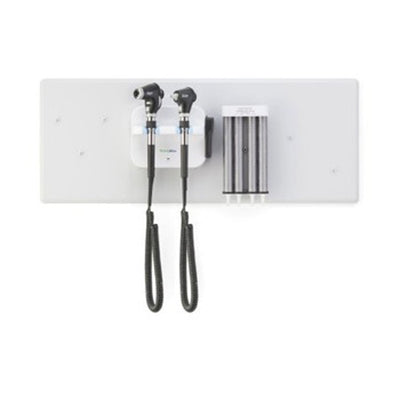 GREEN SERIES™ 777 Integrated Wall System; Wall Board, Wall Transformer (77710), Coaxial Ophthalmoscope (11720), Diagnostic Macroview™ Otoscope (23810), Kleenspec® Dispenser (52400-