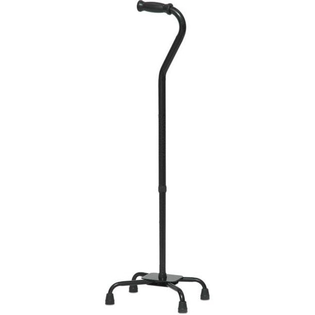 HD Quad Cane with Large Base, Black