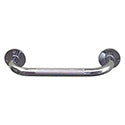 HealthSmart Steel Knurled Grab Bar, 12"
