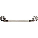 HealthSmart Steel Knurled Grab Bar, 16"