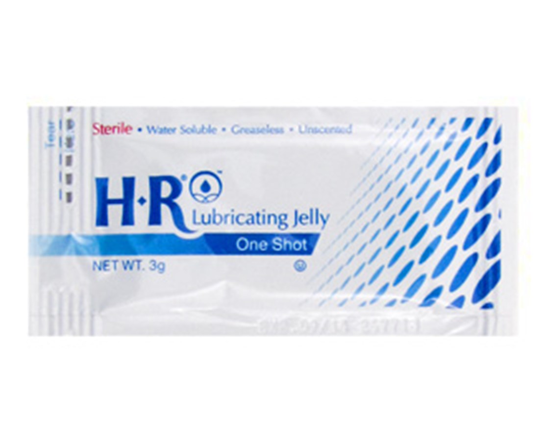 HR® One Shot® Lubricating Jelly, 3gm Packet