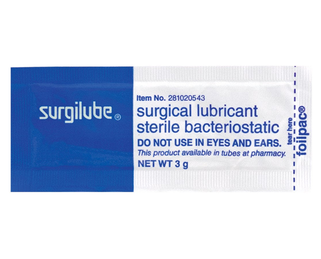HR® Surgilube® Surgical Lubricant, 3g Foilpac®