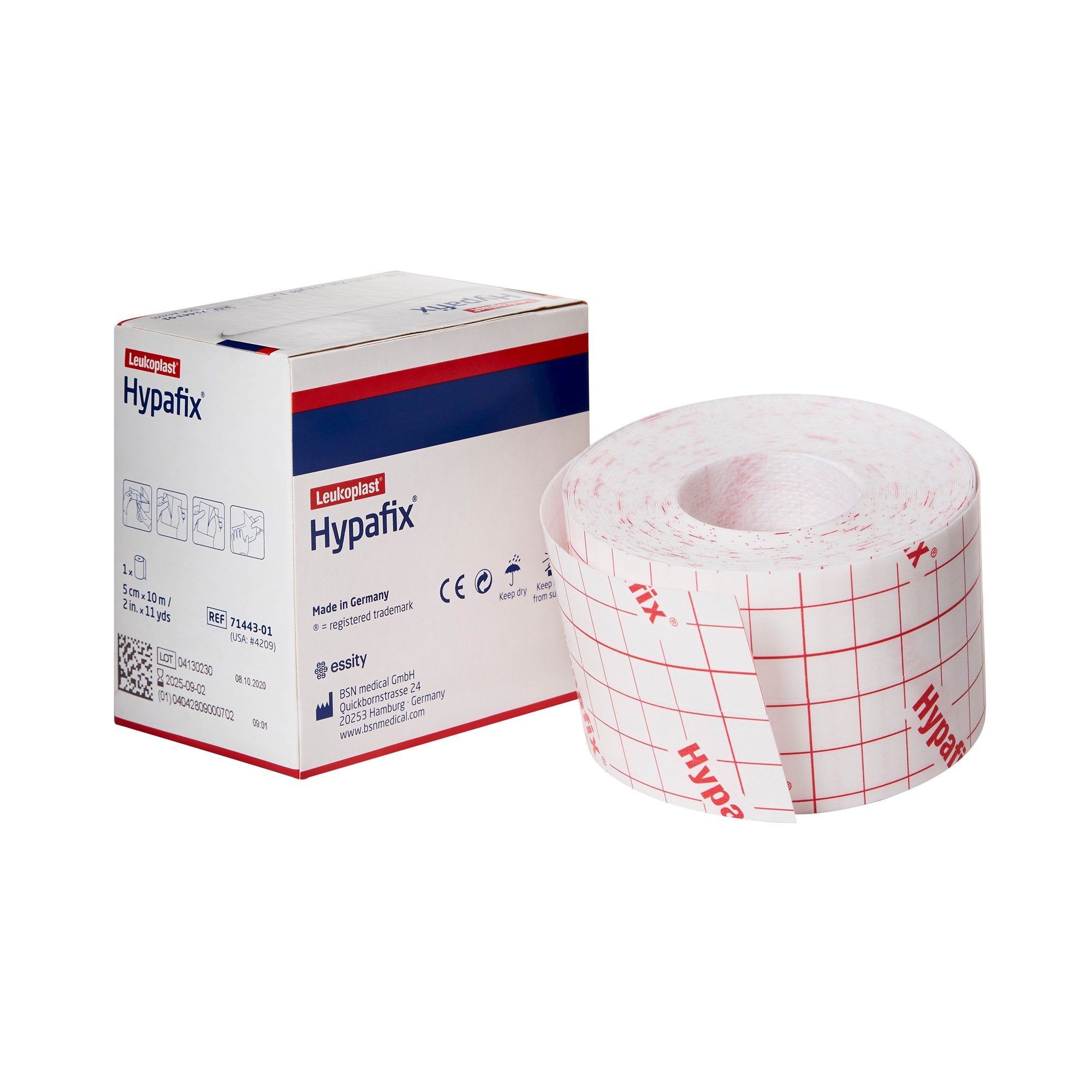 Hypafix™ Dressing Retention Sheet, 2" x 10 yds