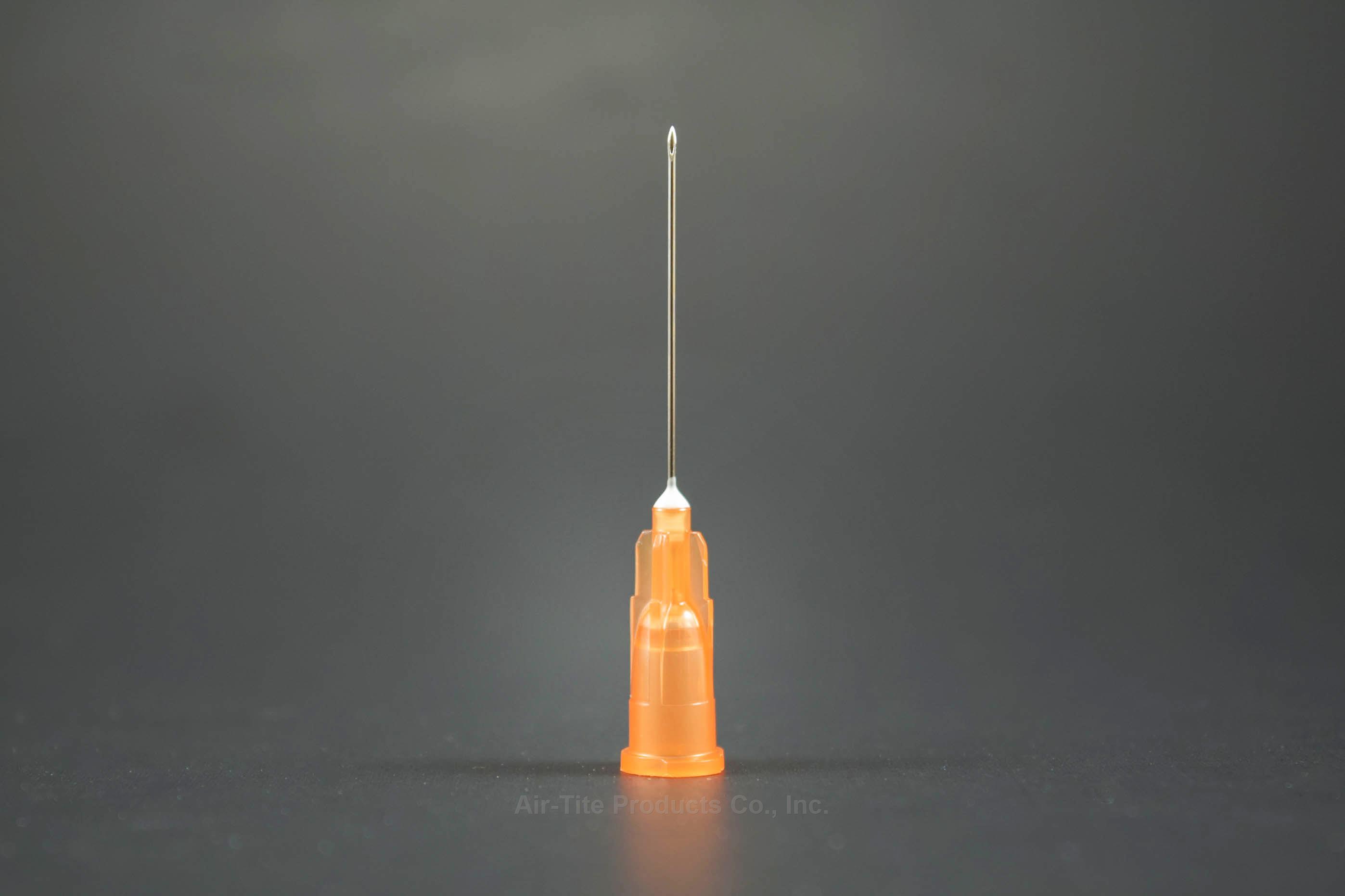 Hypodermic Needle, Regular Bevel, 25g x 5/8", Dark Blue