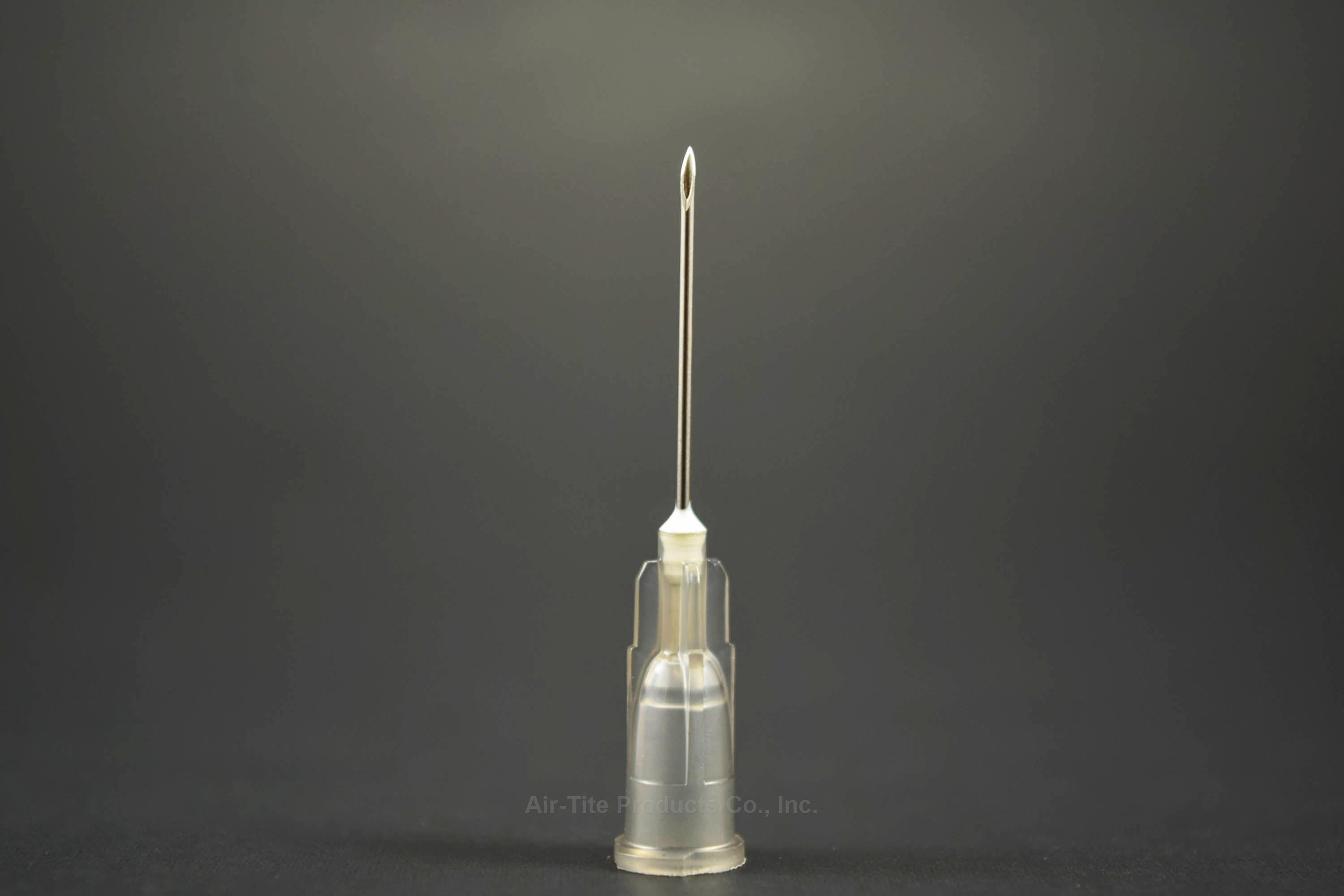 Hypodermic Needle with Regular Bevel, 22g x 1 1/2", Black