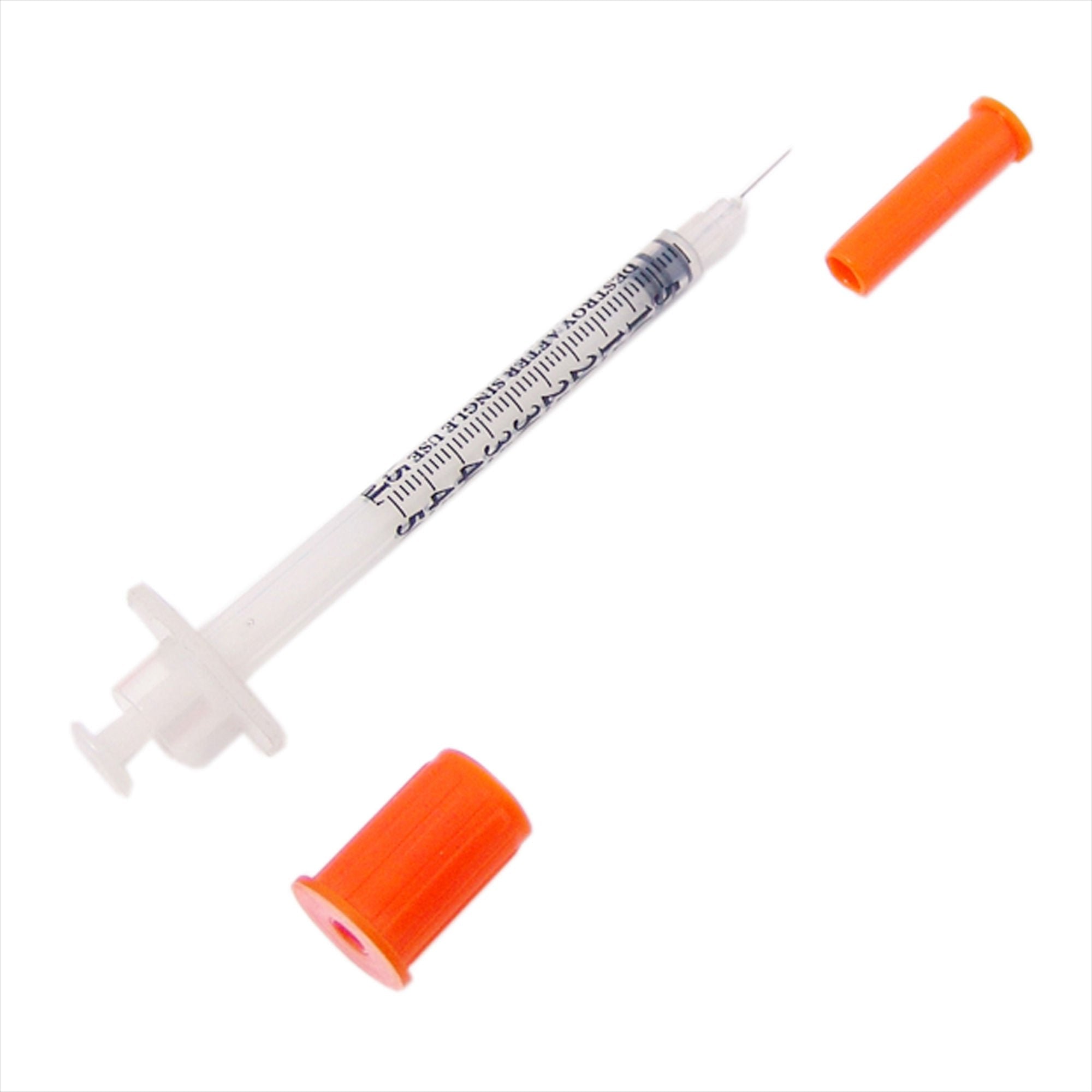 Insulin Syringe Permanently Attached Needle, 1/2cc, 30g x 5/16"