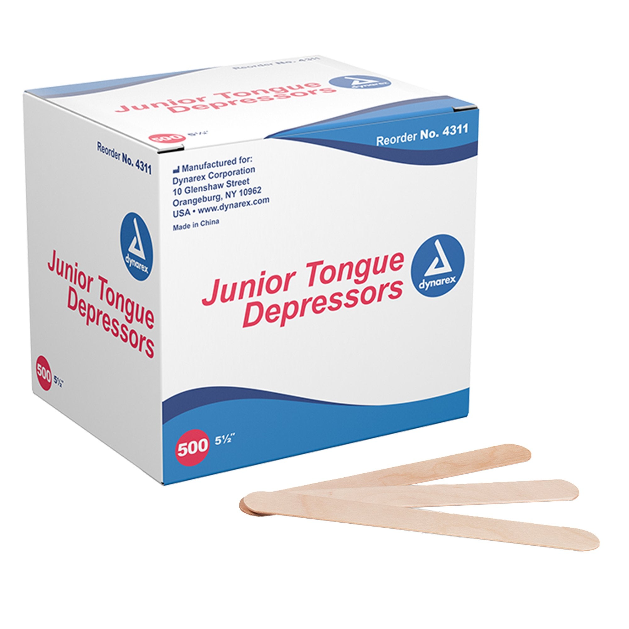 Junior Tongue Depressors, 5½" x 5/8", (1s)