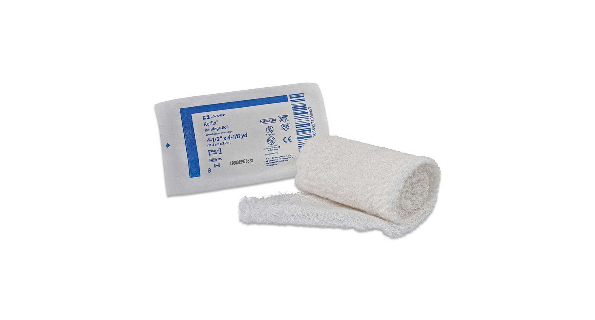 Kerlix™ 6-Ply Sterile Gauze Roll, 4 1/2" x 4 1/8 yds