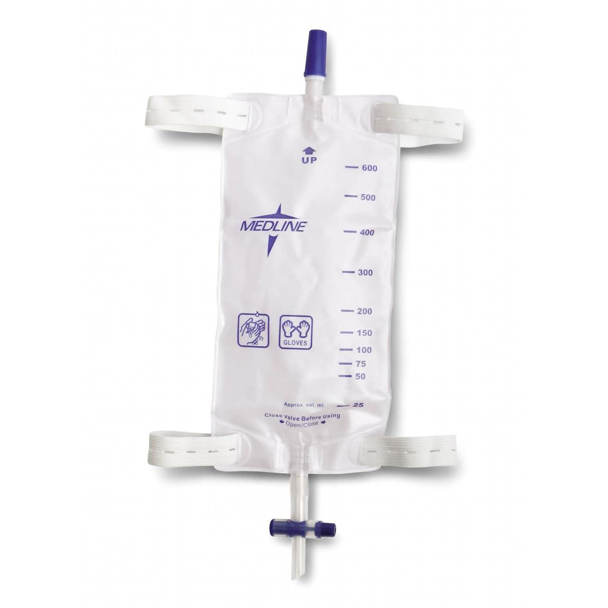Leg Bags with Slide Tap, MD, 19oz