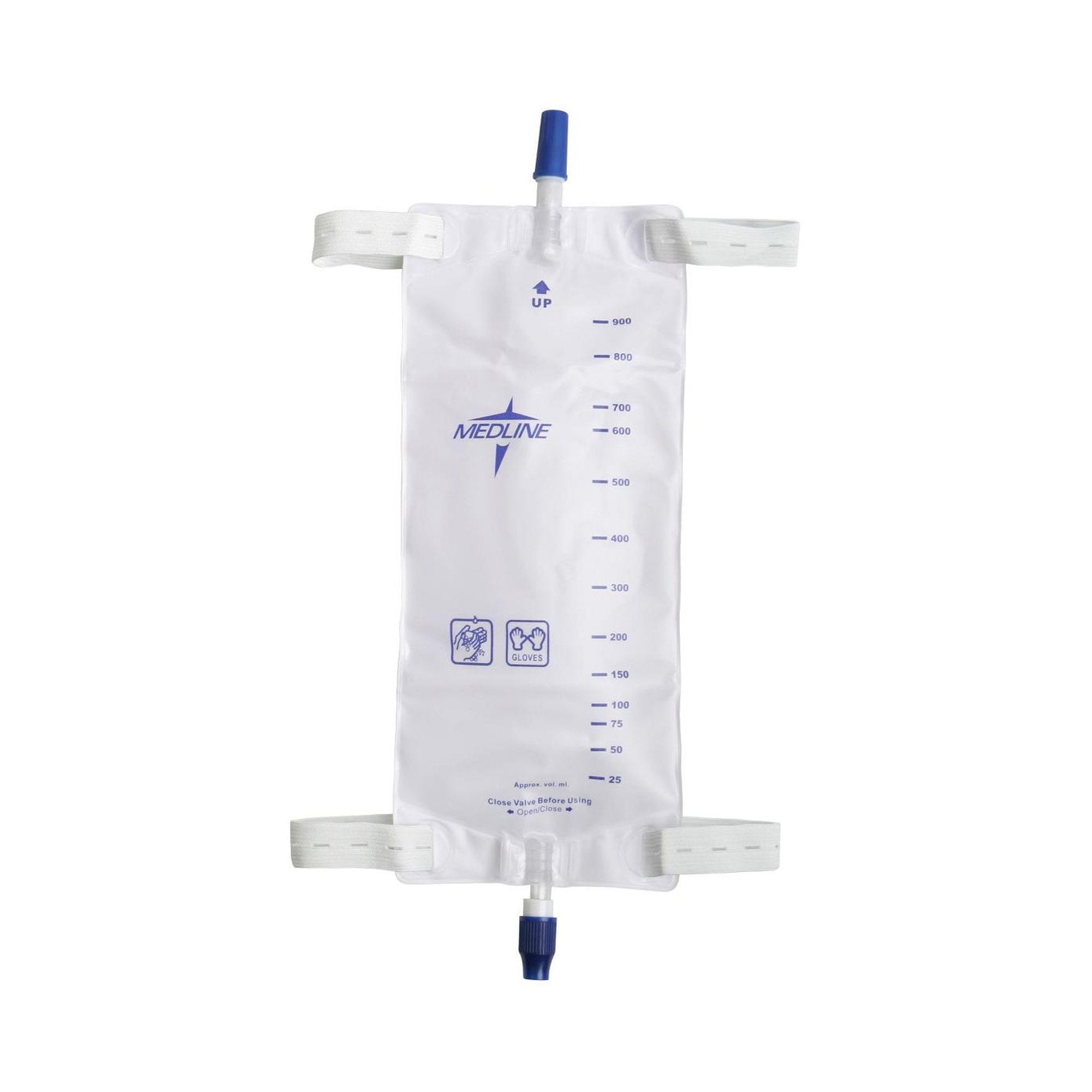 Leg Bags with Twist Valve, LG, 32oz