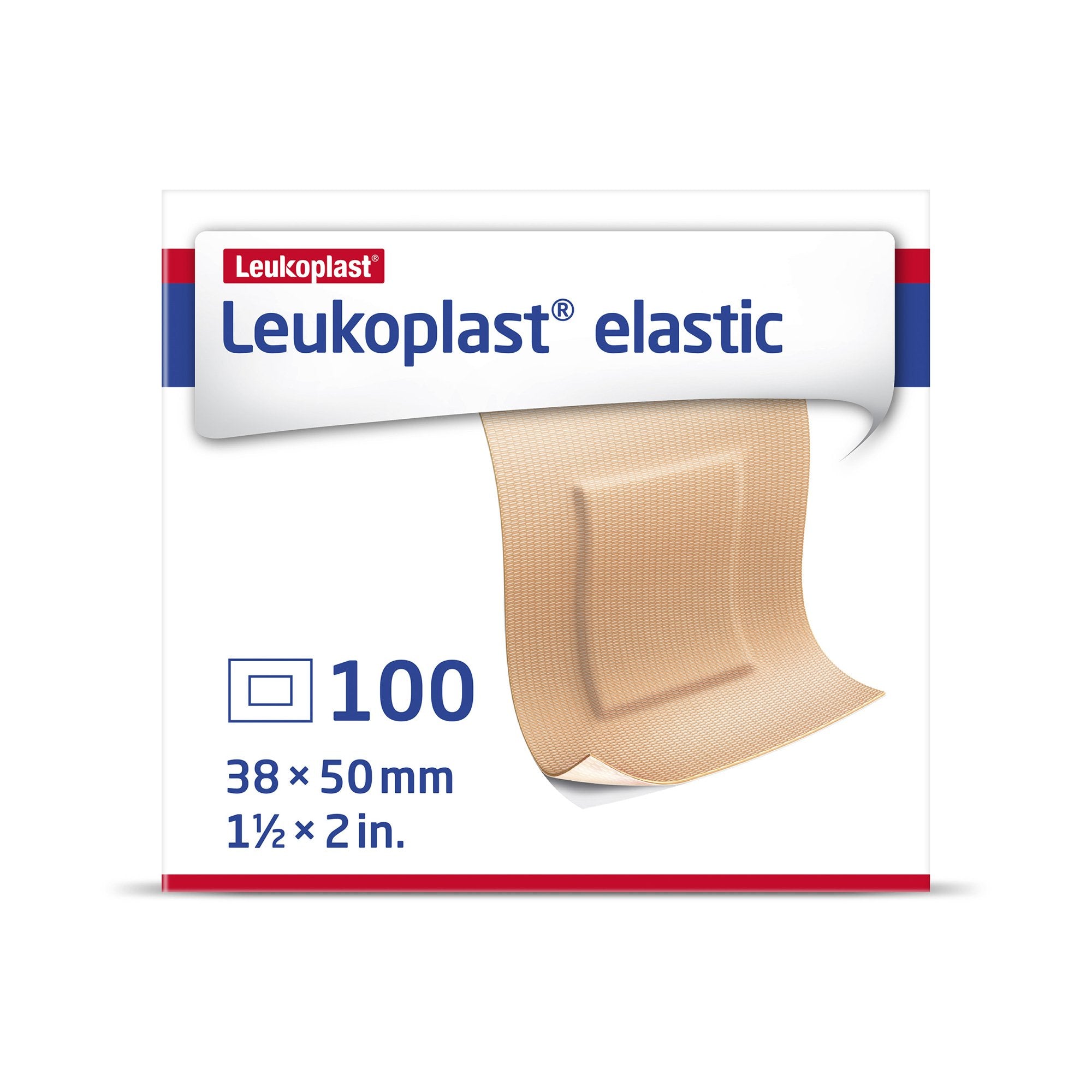 Leukoplast® Elastic Patches, 1 1/2" x 2"