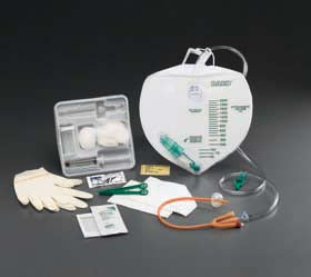 LUBRICATH® Foley Tray, Urine Meter, Control-Fi Outlet Tube, STATLOCK® Stabilization Device, Also included 16FR Lubricath and 2500 ml Collection Bag