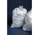 Medegen Water Soluble Laundry Bag, 36" x 39",0.8 Mil, 40-45 Gal, Clear
