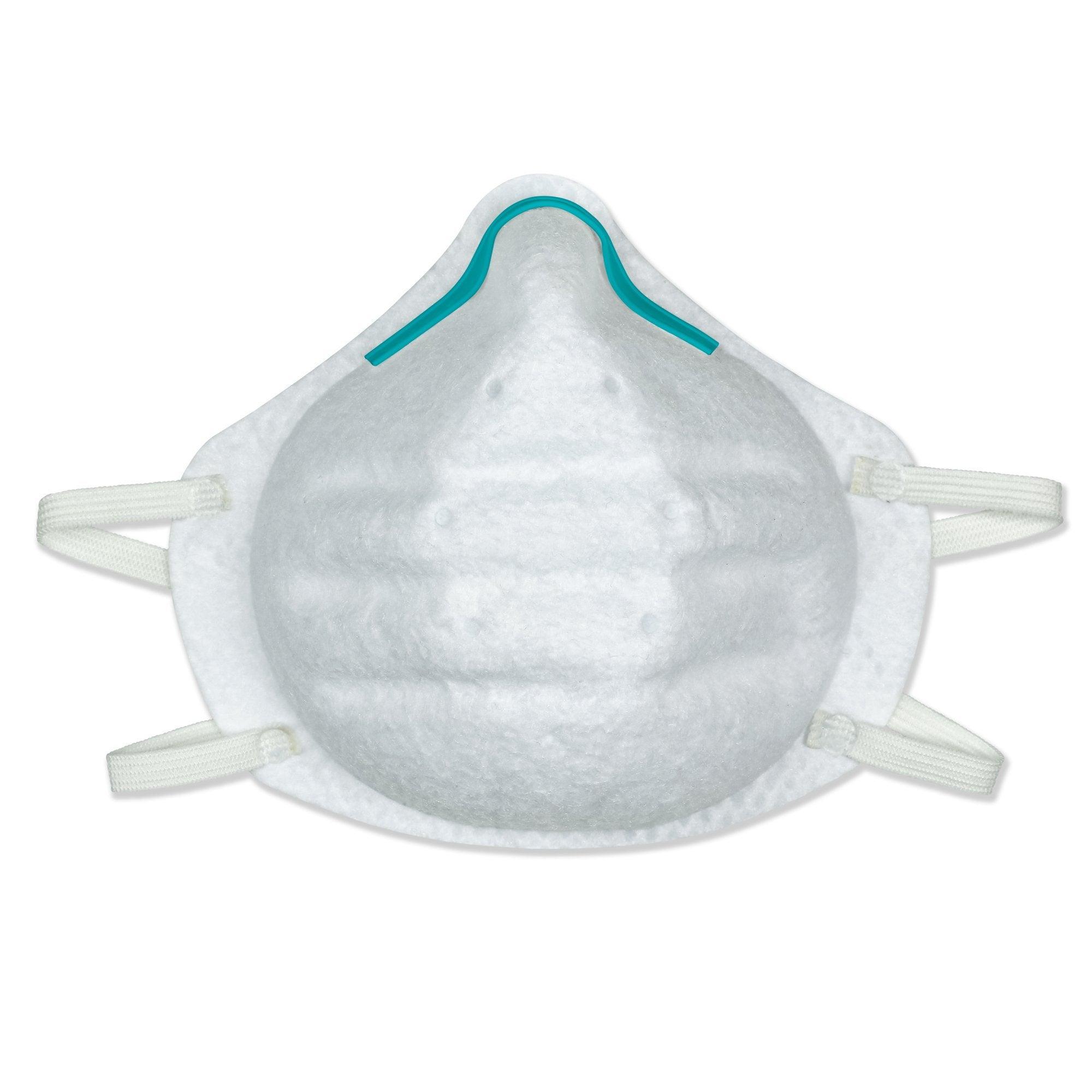 N95 Particulate Respirator and Surgical Mask, ASTM Level 3, White