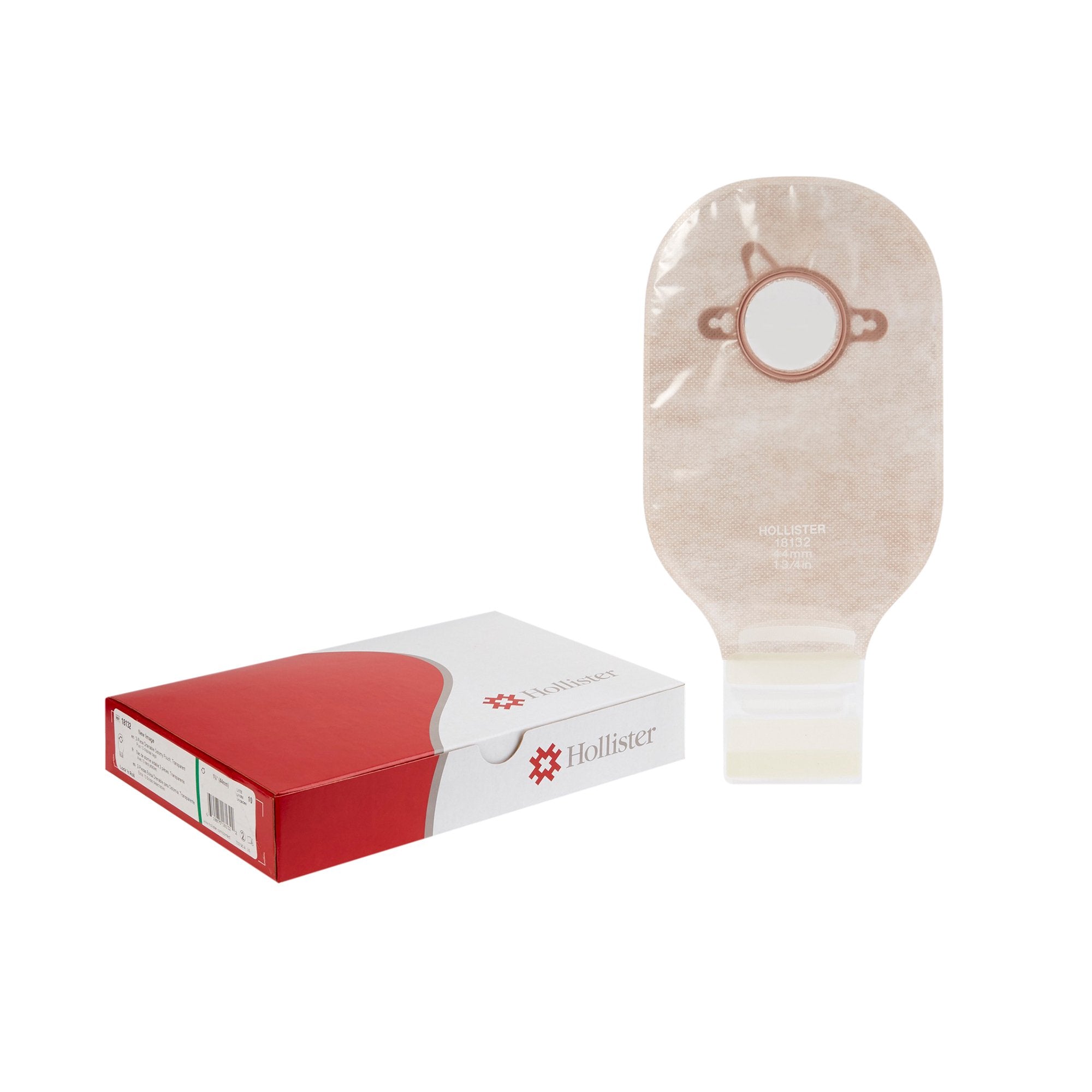 New Image 2-Piece Drainable 12" Pouch, 1¾" Opening , Transparent