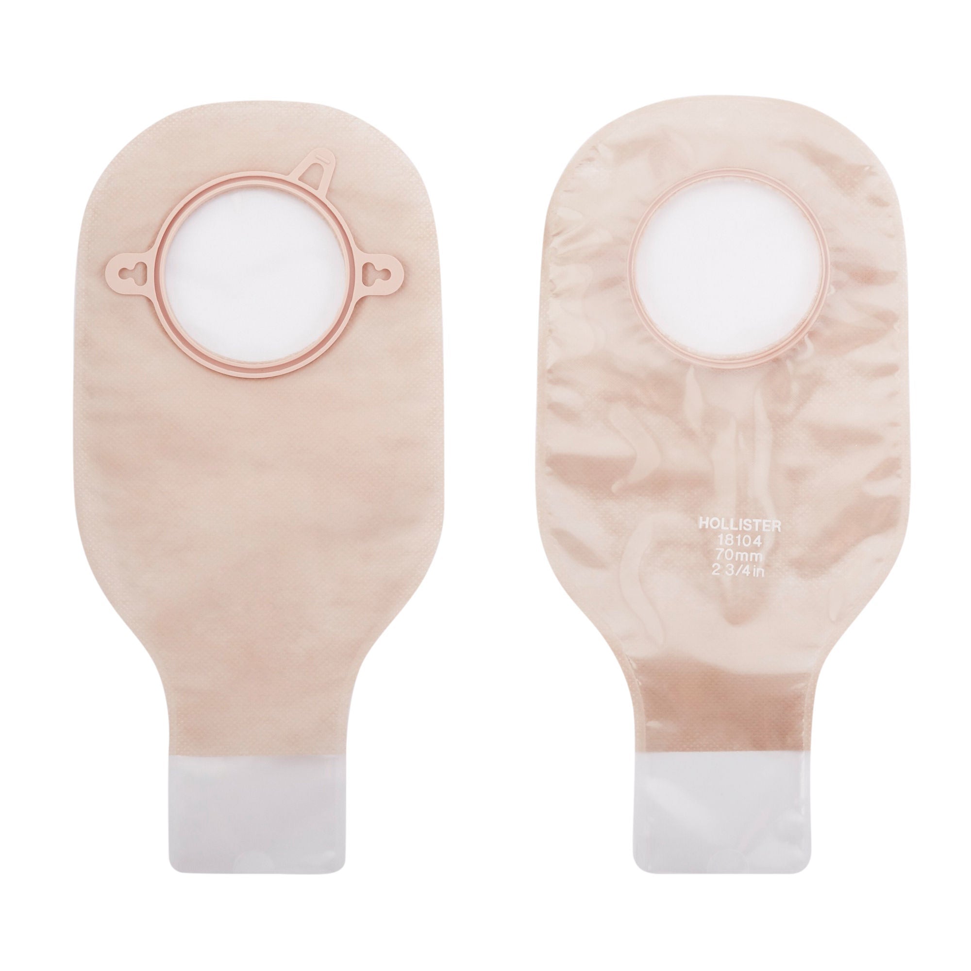 New Image 2-Piece Drainable 12" Pouch, 2¾" Opening, Transparent