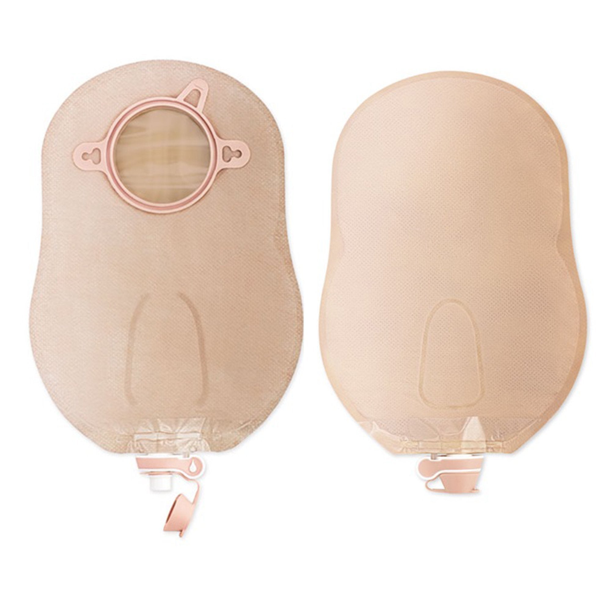 New Image 2-Piece Urostomy 9" Pouch with Tap, 1¾" Flange, Beige