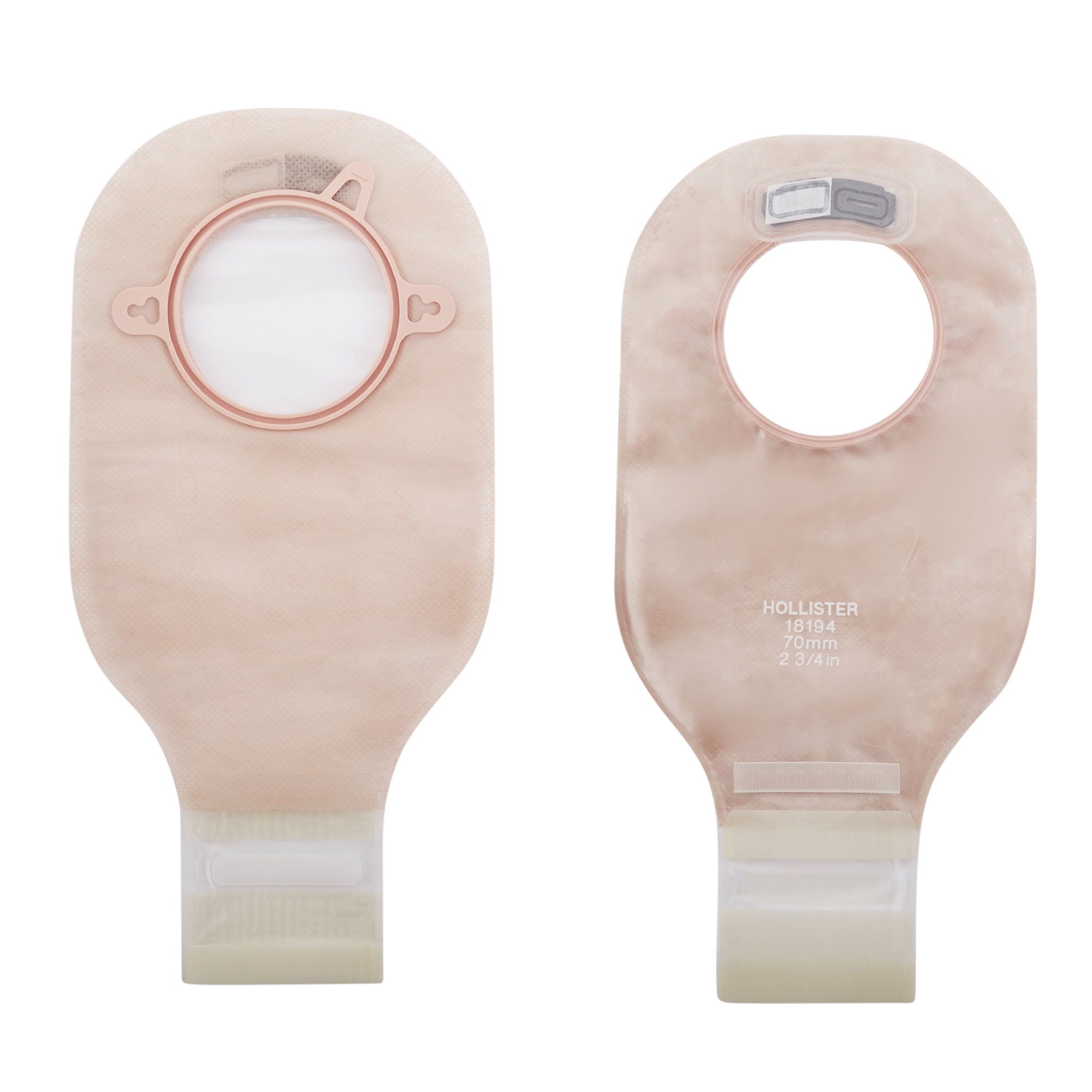 New Image 2pc Drainable 12" Pouch, Lock 'n Roll Closure, 2¾"Opening, Transparent