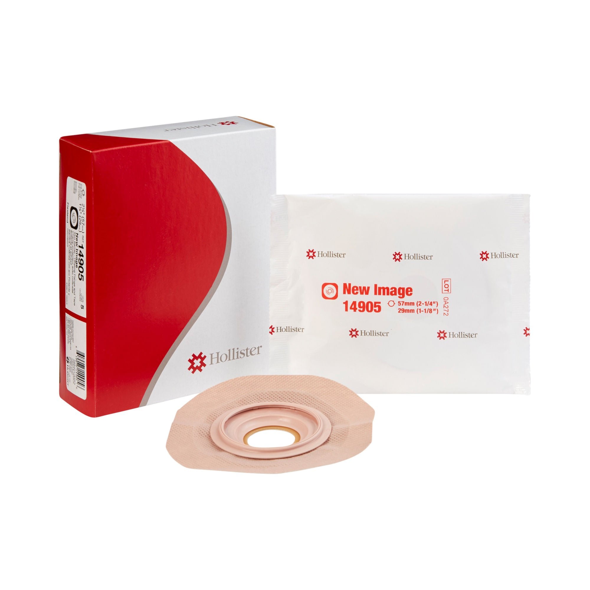 New Image Convex Flextend Skin Barrier, 1 1/8" Opening, 2¼" Flange