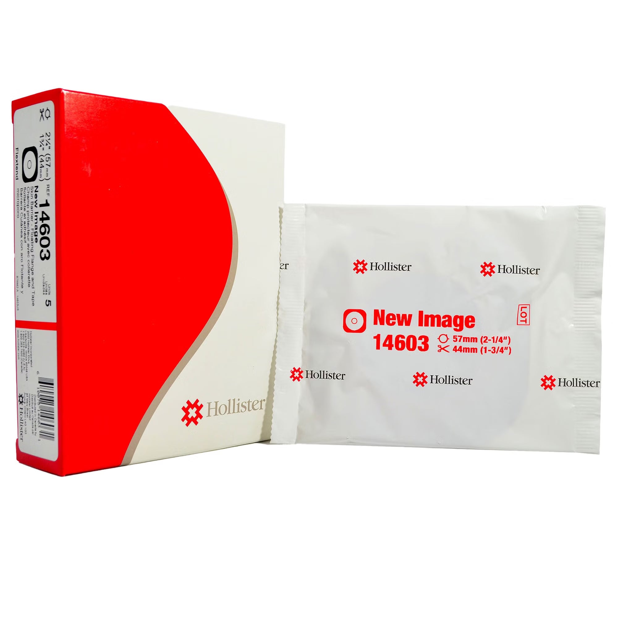 New Image Flat Flextend Skin Barrier, up-to 1¾" Opening, 2¼" Flange