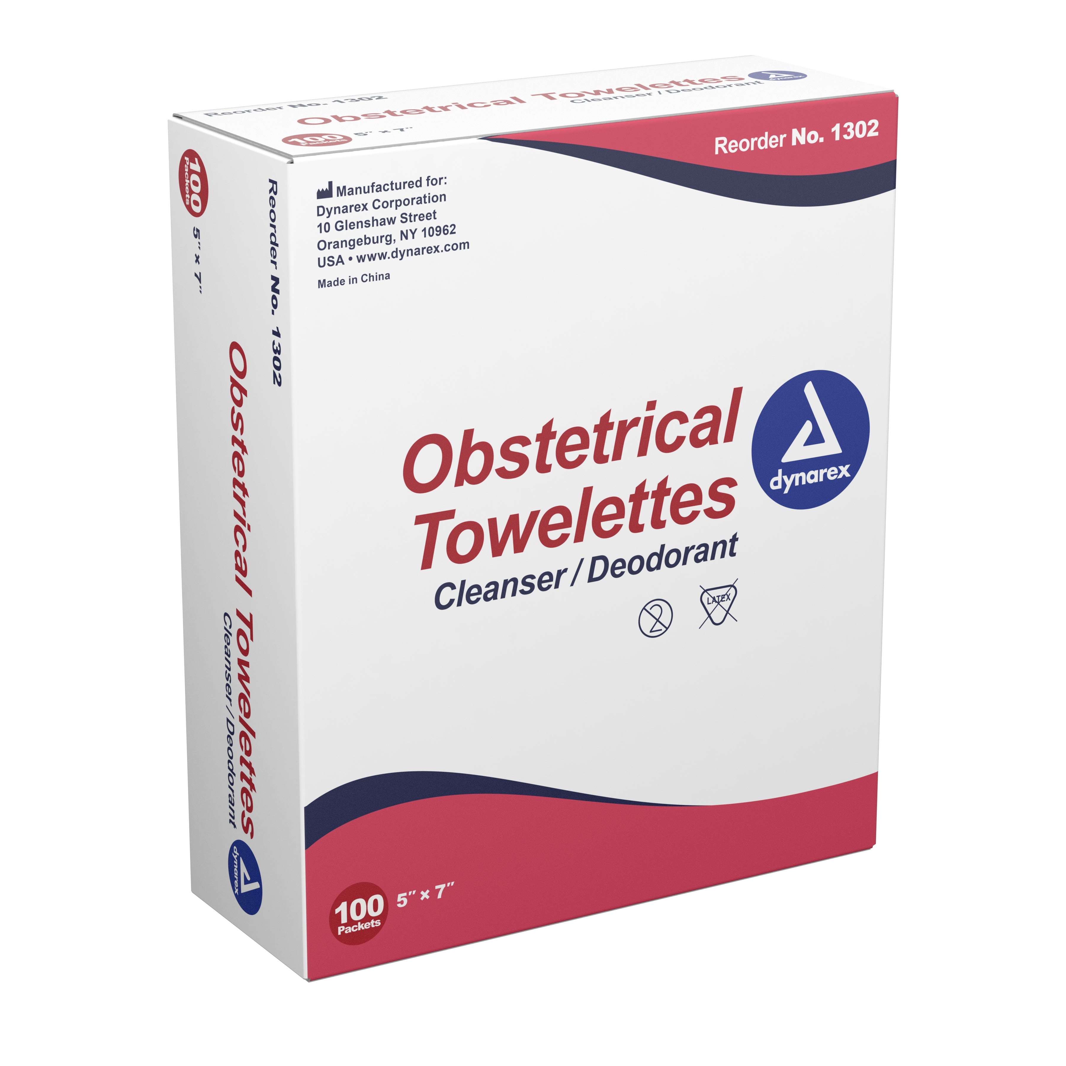 Obstetrical Towelettes, 5" × 7"