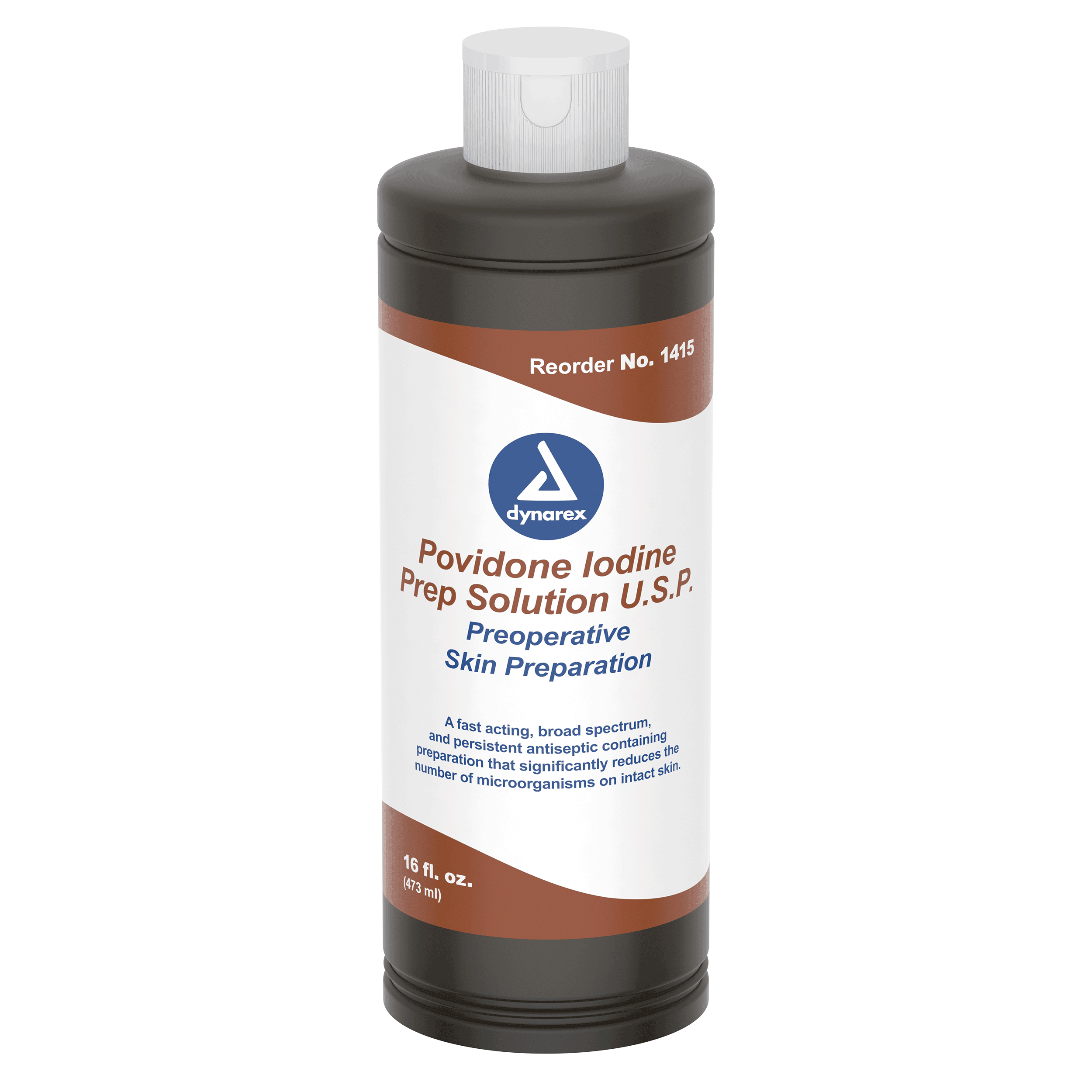 Povidone-Iodine Prep Solution, 16 oz.