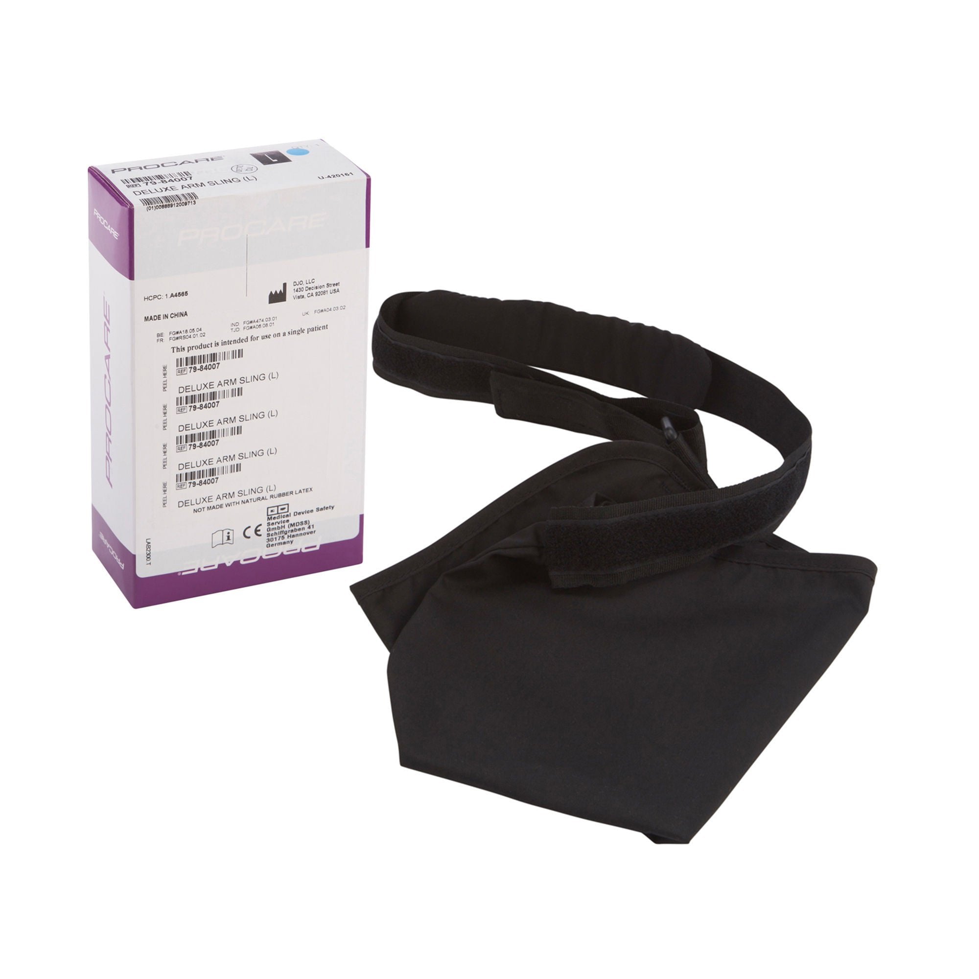 ProCare® Deluxe Arm Sling w/Pad, Black, X-Large