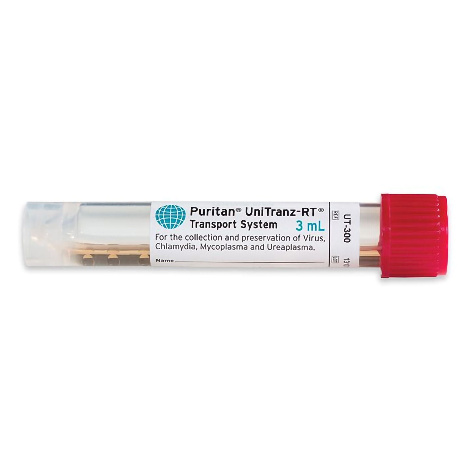 Puritan Medical UniTranz-RT Media Transport System, 3mL, Prefilled, Sterile, 16x100mm