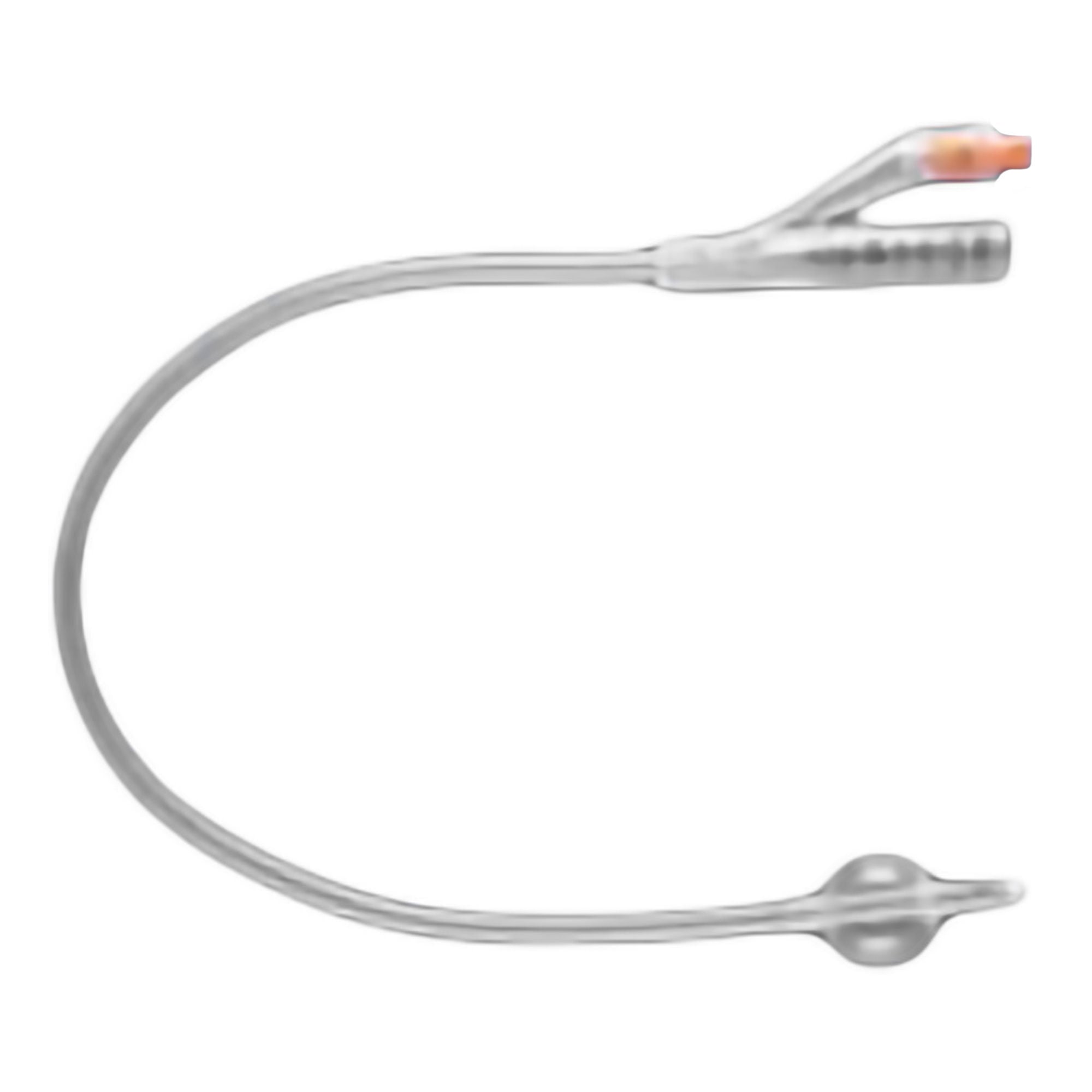 Rüsch® 100% Silicone Coude 2 way Foley Catheter, 16Fr, 5cc Balloon