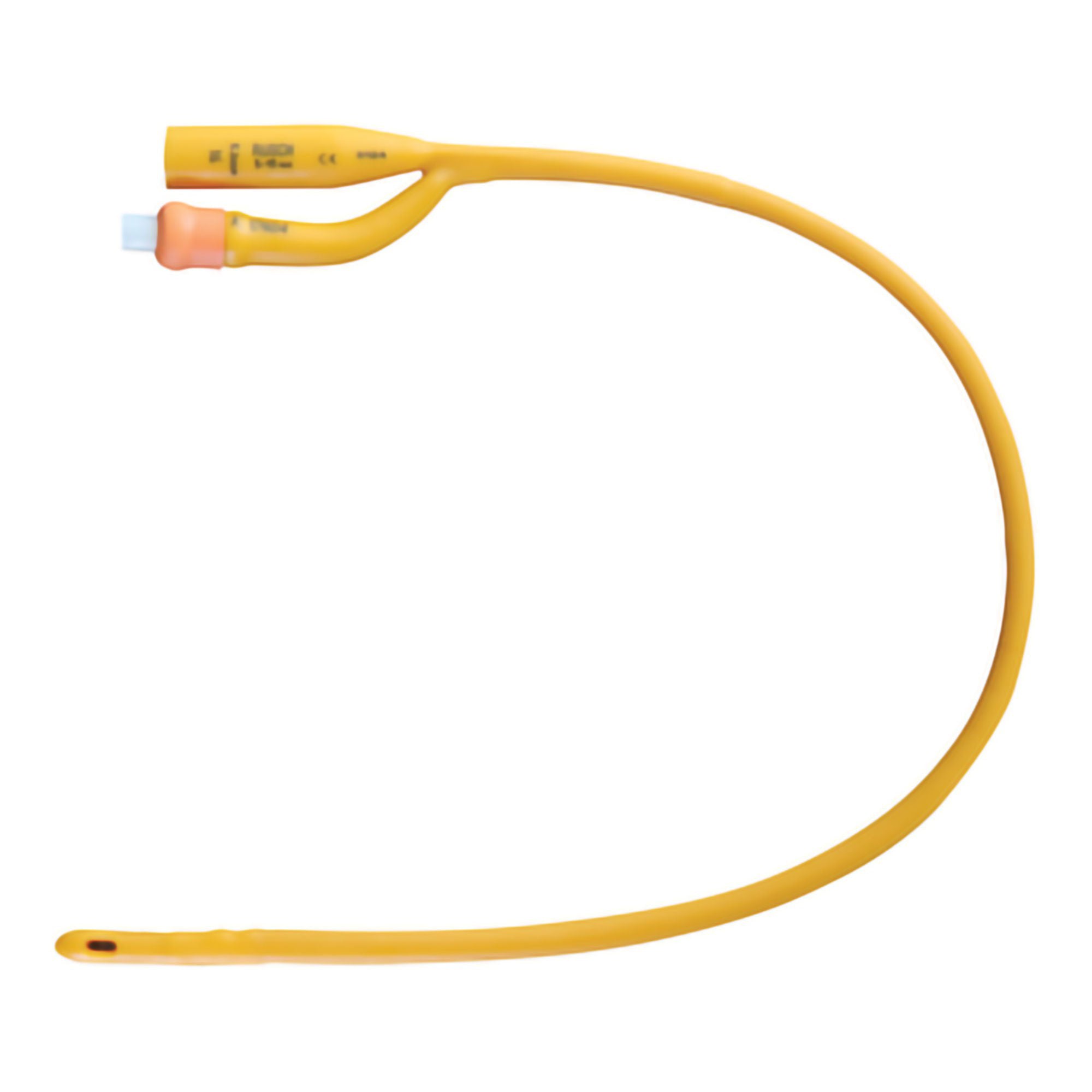 RÜsch® Gold Silicone Coated Latex 2 Way Foley Catheter, 16", 16Fr, 5cc Balloon