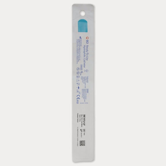 Ready-to-Use Female Hydrophilic Catheter, 12fr