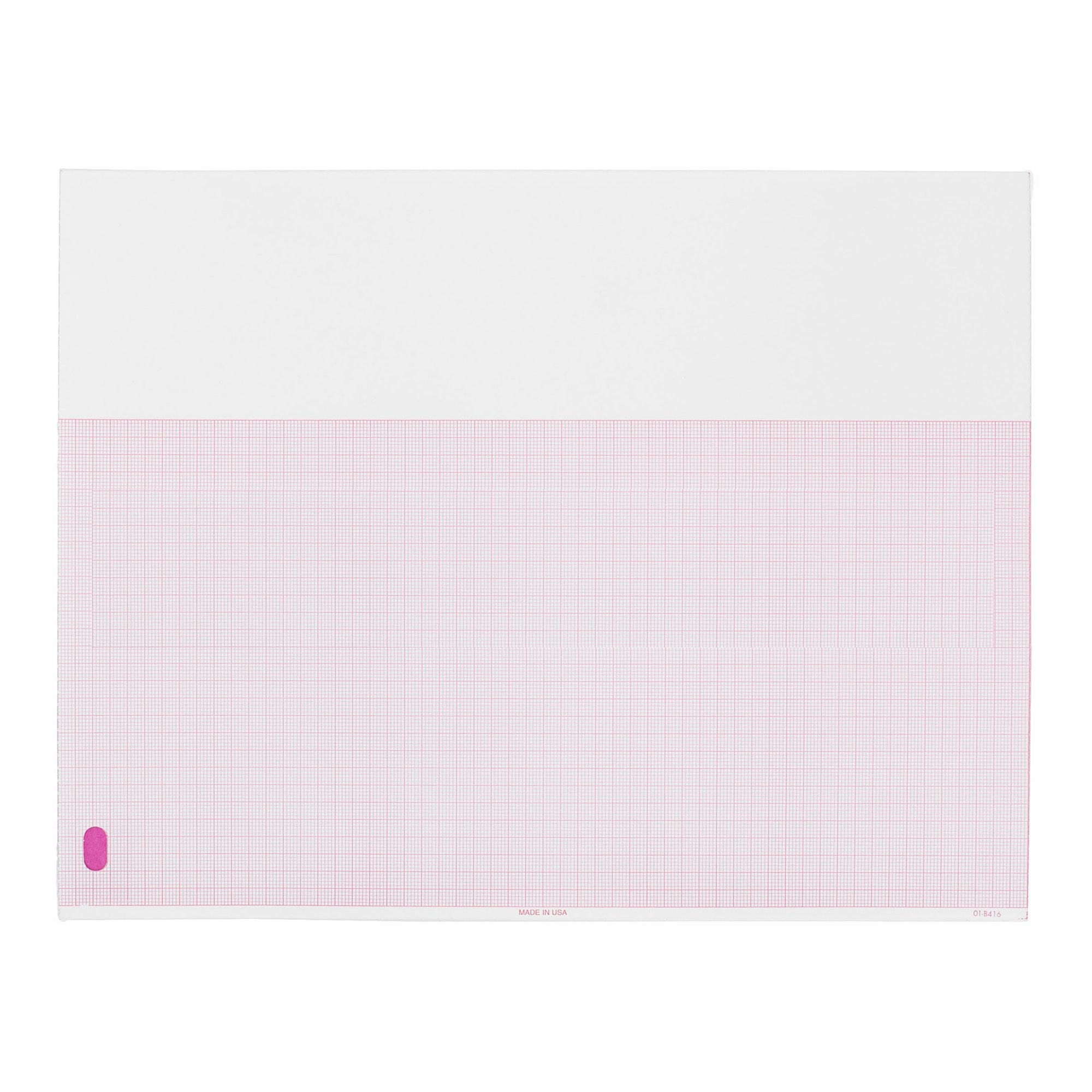 Recording Chart Paper Philips Z-Fold Red Grid