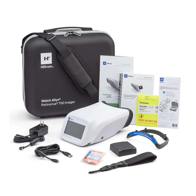 RetinaVue 700 Imager with Premium Hard Storage Case, 100-240 V, 50-60 Hz AC, 3200 mAh Lithium-Ion 7.2 V Battery, IEC Plug Type-B (Note: A RetinaVue Network Software Plan is require