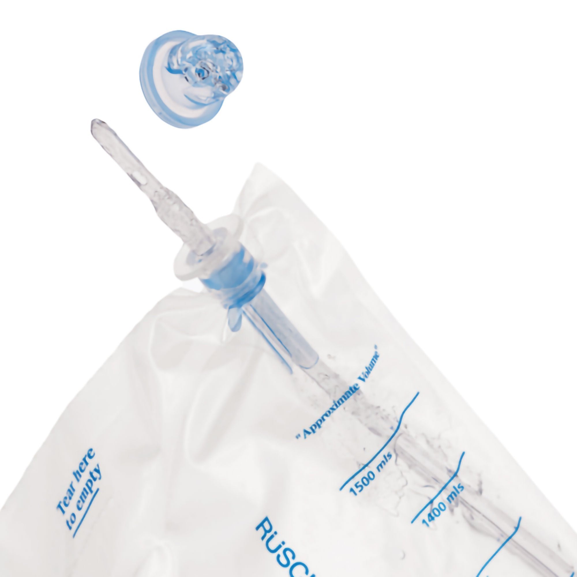 RUSCH/MMG™ Intermittent Urinary Catheter Closed System, 14Fr, Stiff PVC, Straight
