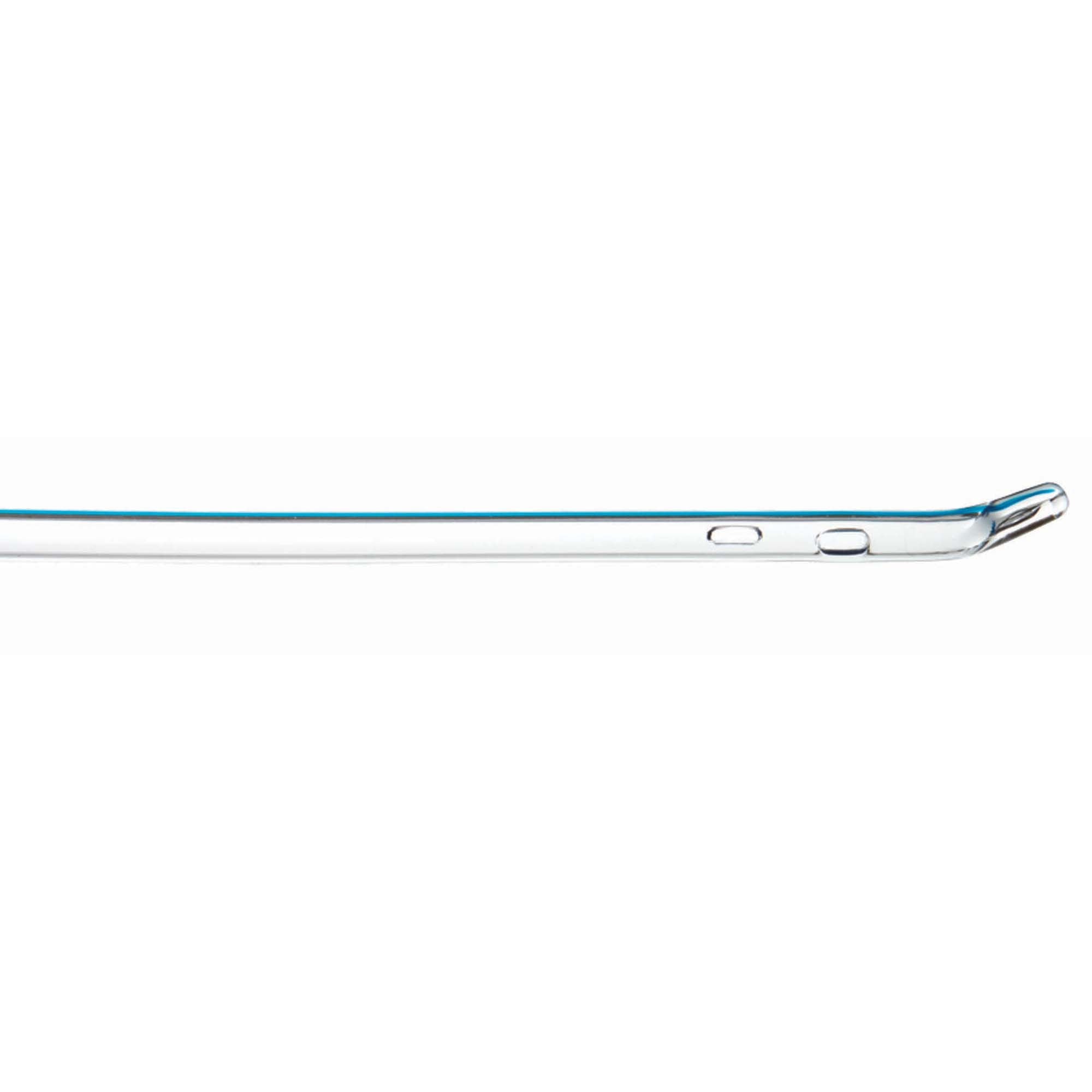 Self-Cath® Plus Tapered Tip Coudé with Guide Stripe, Funnel End, 16", 14Fr