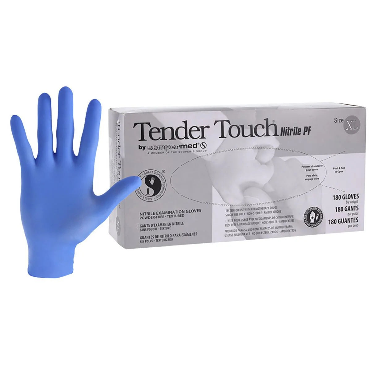 Sempermed, TenderTouch Nitrile Exam Glove PF, X-Large, 200/Box