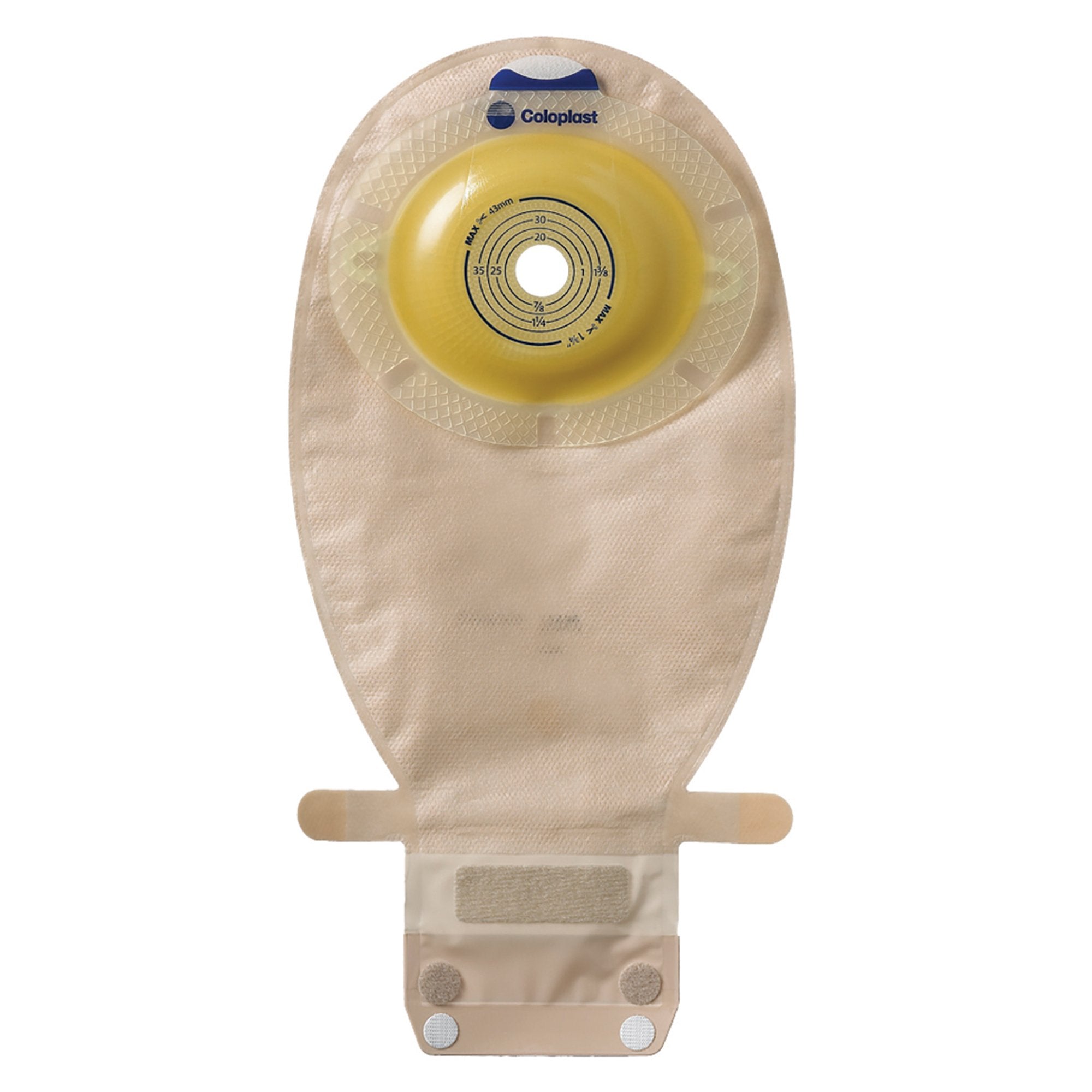 SenSura® 1-Piece Drainable Maxi Pouch, 5/8" - 1 11/16" Stoma, Transparent