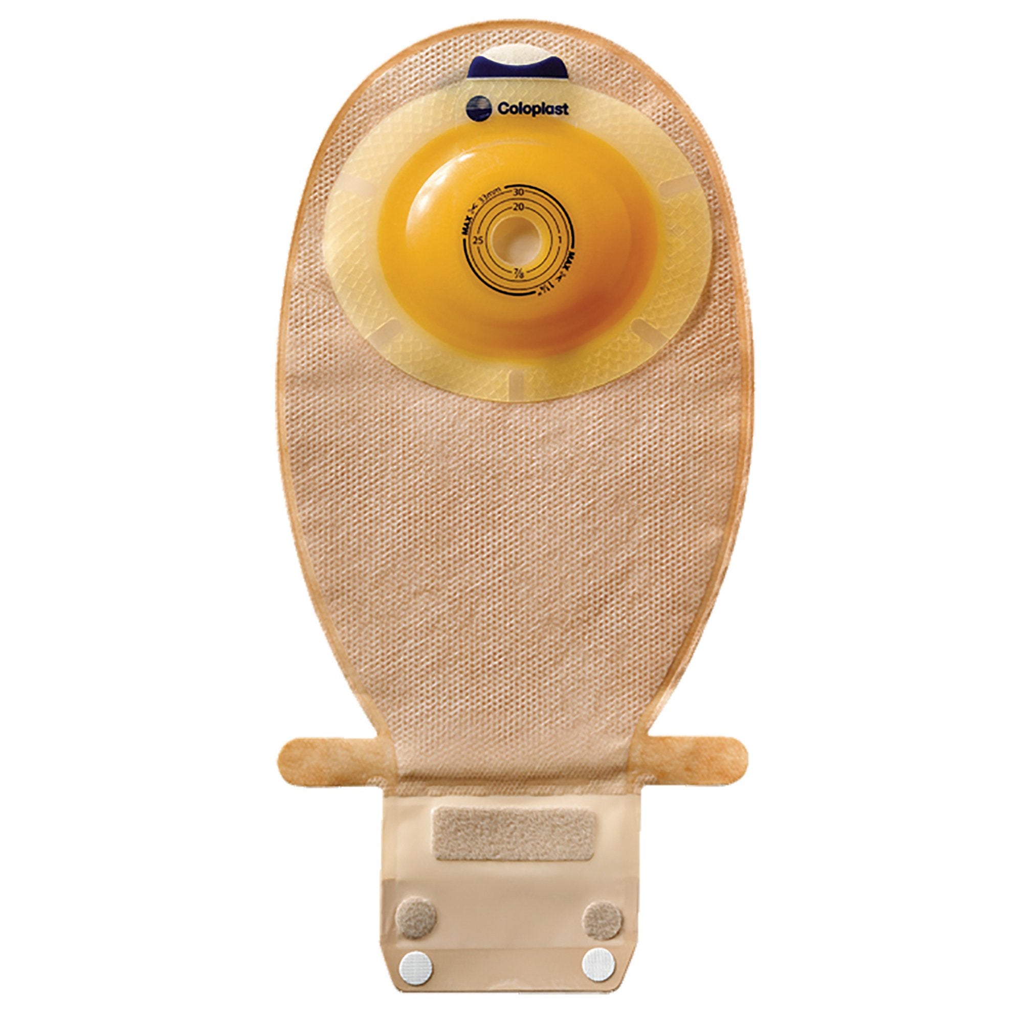 SenSura Convex Light, Standard Wear, EasiClose WIDE Outlet Pouch with Belt Tabs, Maxi, Transparent, With Filter, Cut-to-Fit, 5/8 - 1 3/4" (15-43 mm)