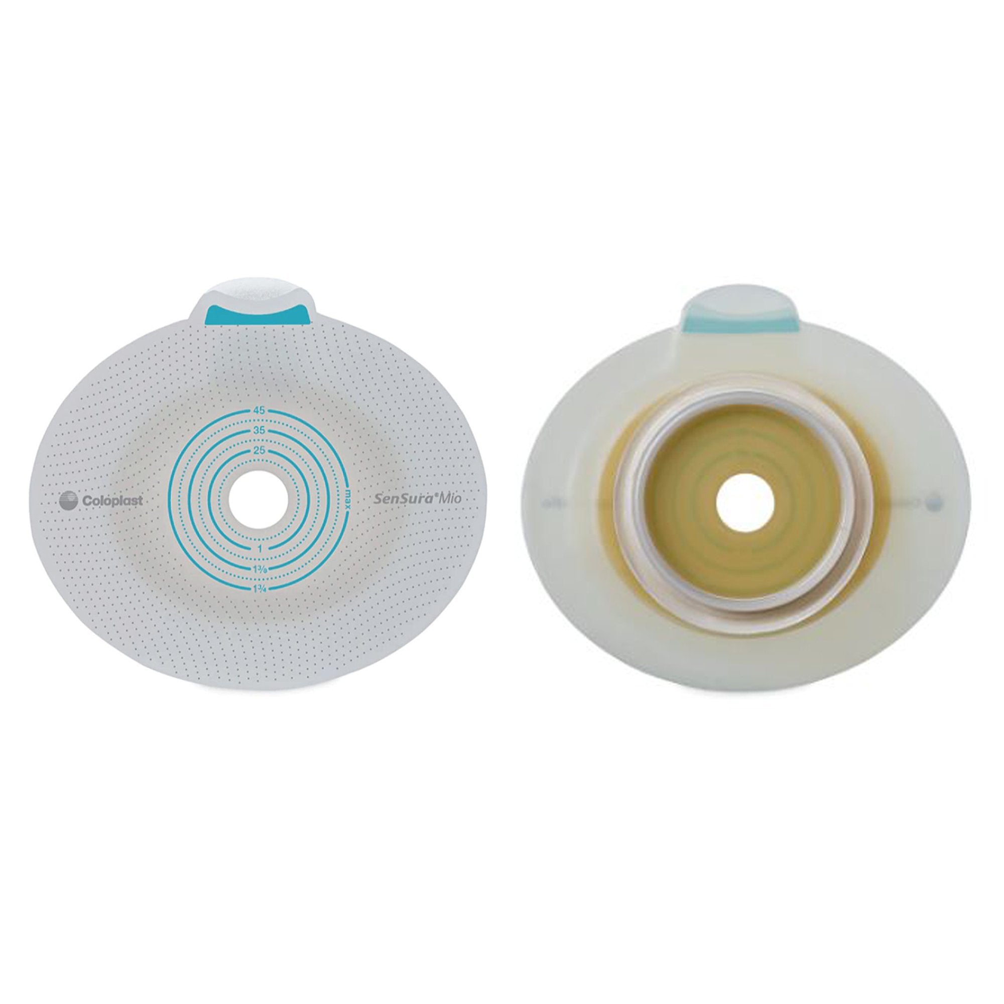 SenSura® Mio Click Standard Barrier, Cut To Fit Stoma Size 10-35mm, Green Coupling
