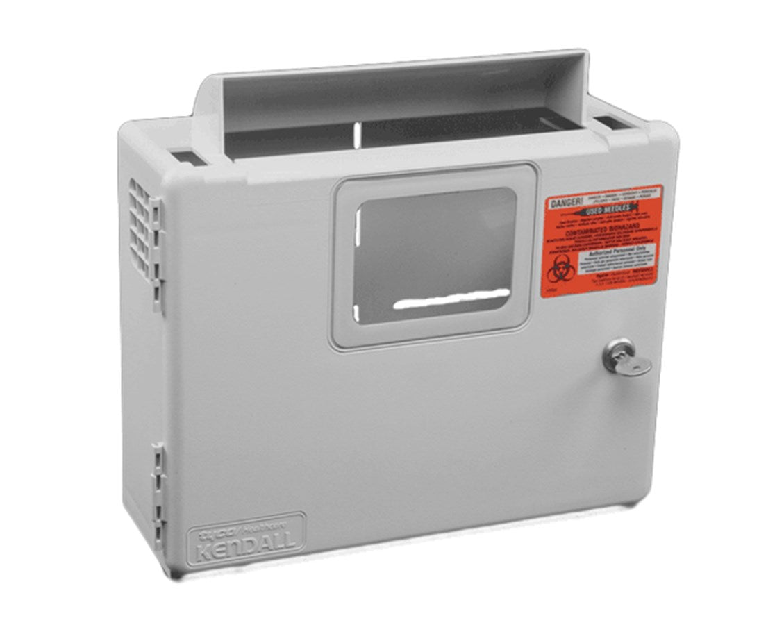SharpSafety™ Wall Enclosure For 2qt & 5qt Containers, 11.75" x 5.5" x 13"