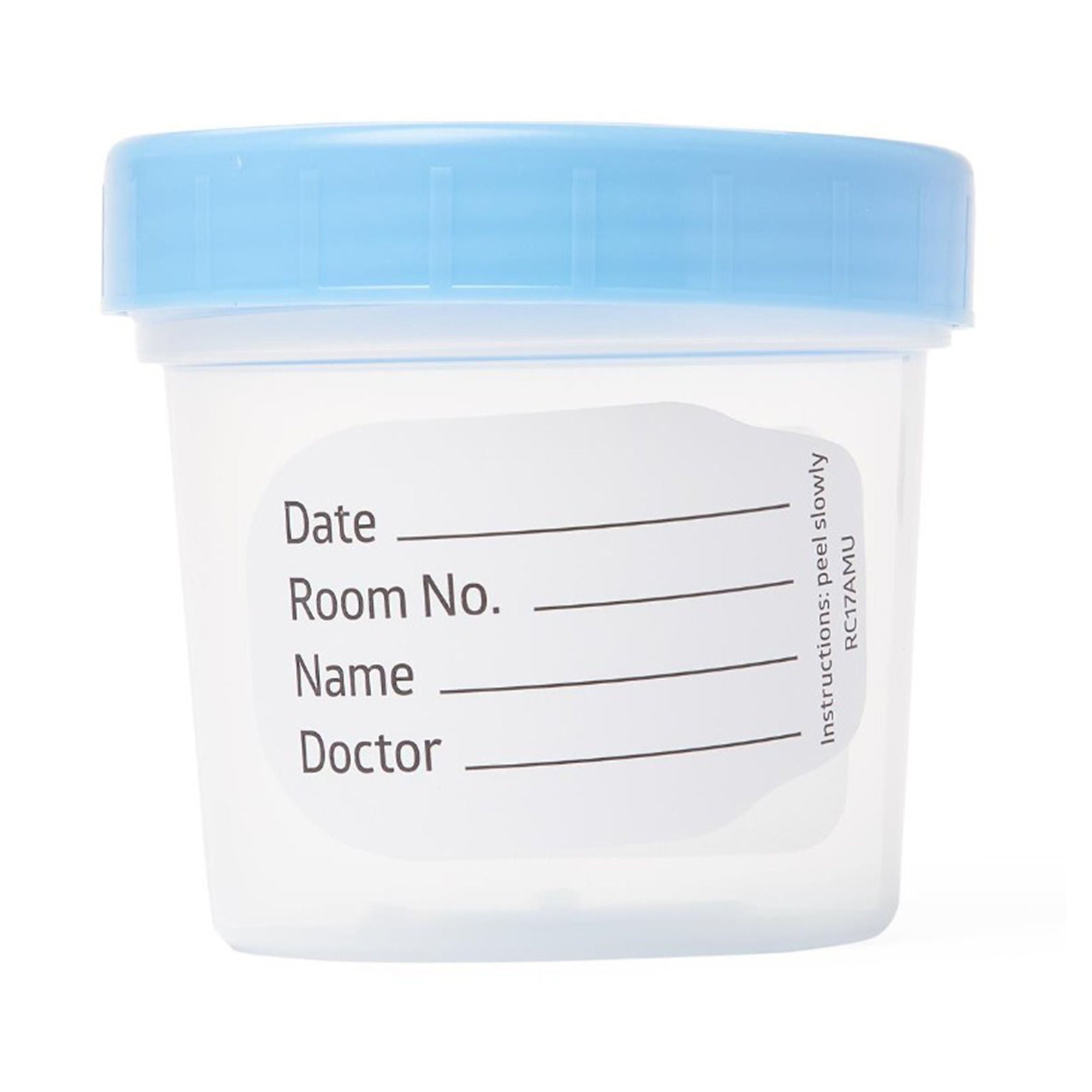Specimen Container w/Sterile Fluid Pathway, Screw on Lid, 4oz