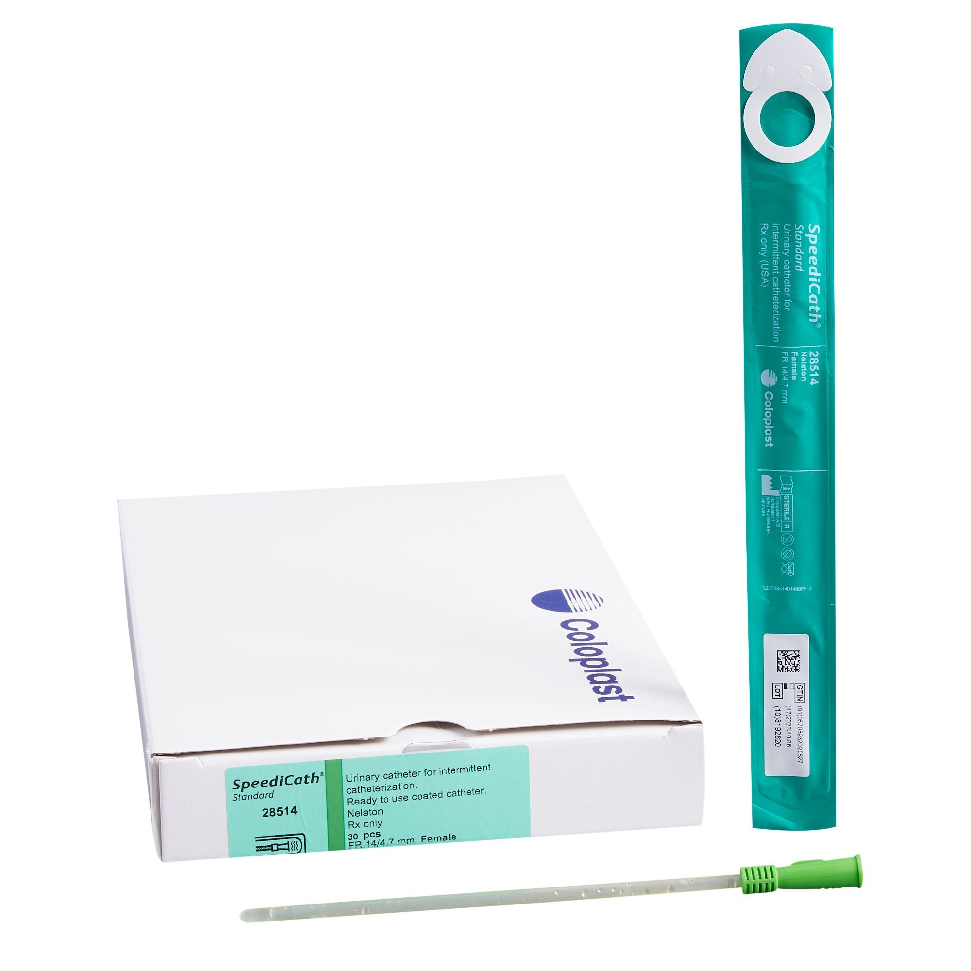 SpeediCath® Female, Straight Tip, 6", 14Fr