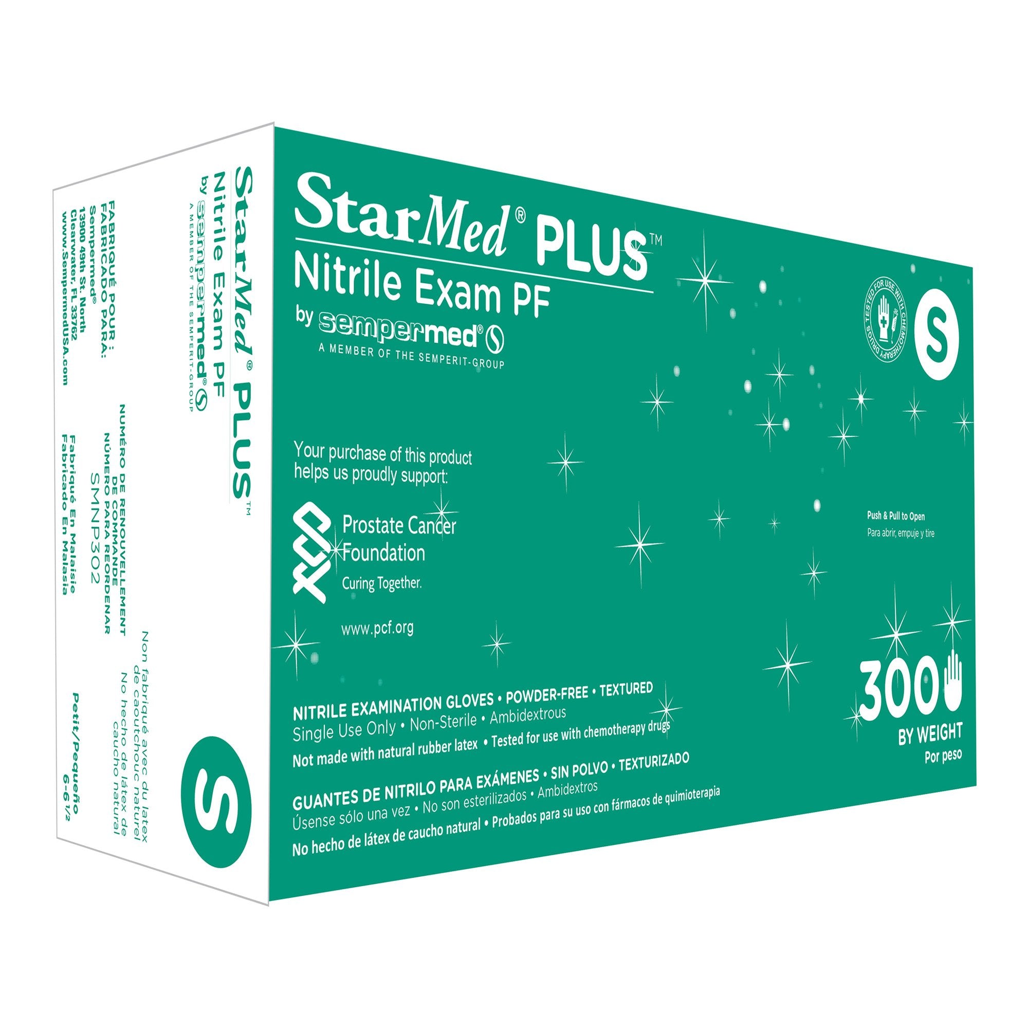 StarMed® PLUS™ Nitrile Exam Glove, Small