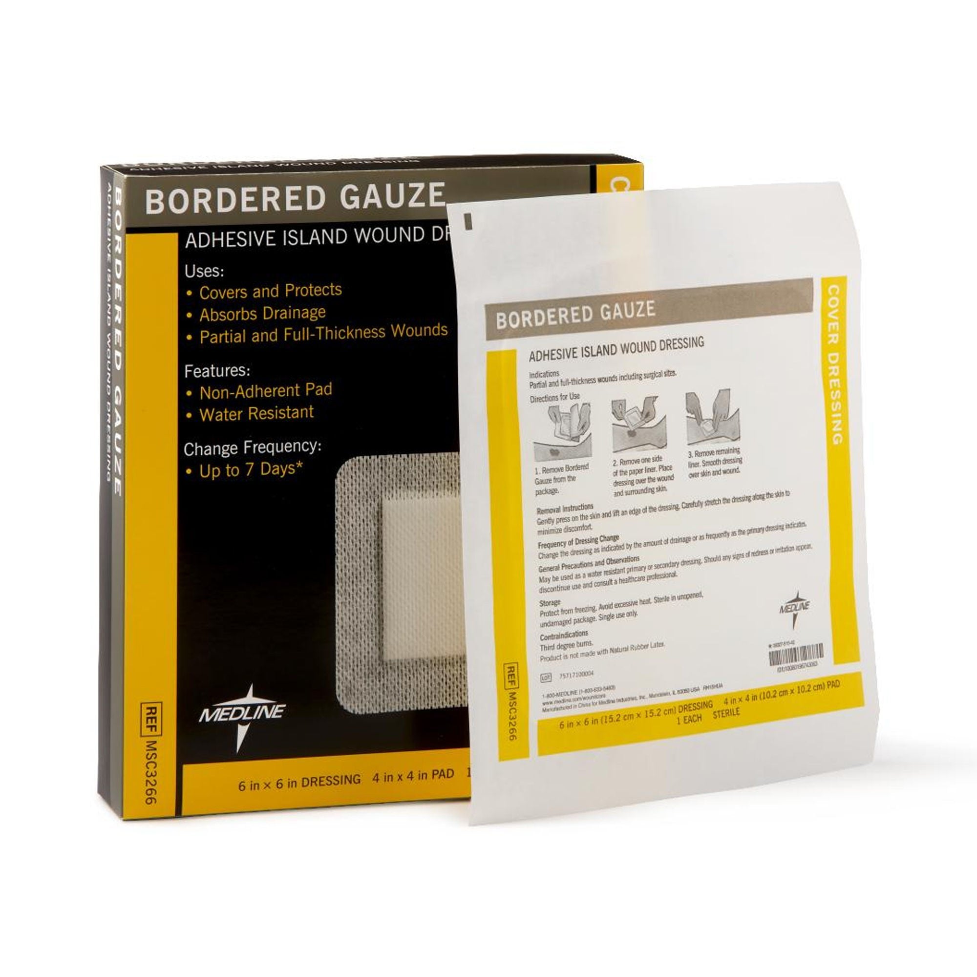 Sterile Bordered Gauze, 6" x 6"