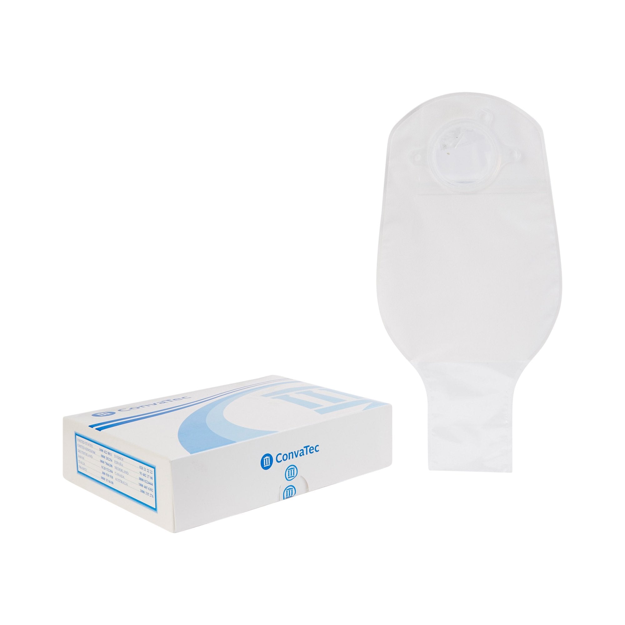 SUR-FIT® Natura® 12" Drainable Pouch with 1¾" Flange, Transparent